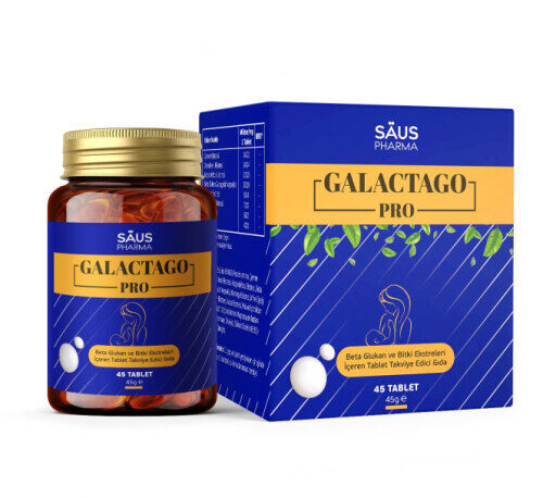 Salus İlaç Galactago Pro Beta Glukan Takviye Edici Gıda 45 Tablet
