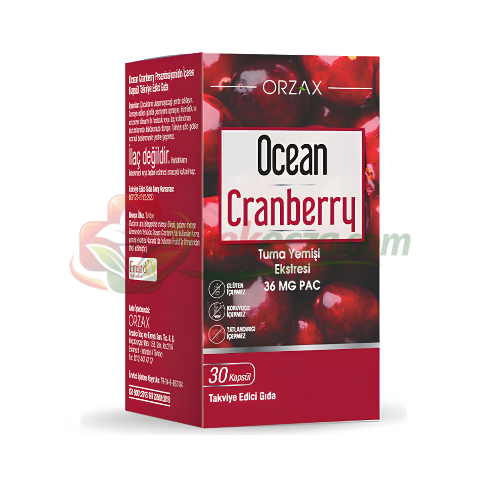 Ocean Cranberry Takviyesi 30 Kapsül